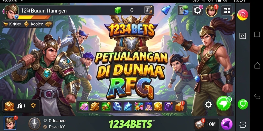 Screenshot utama yang menunjukkan aksi mendebarkan dalam <strong>1234BETS</strong>.