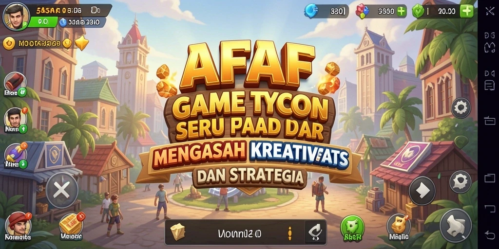 Gameplay AFAF yang penuh strategi dan inovasi dalam bisnis.