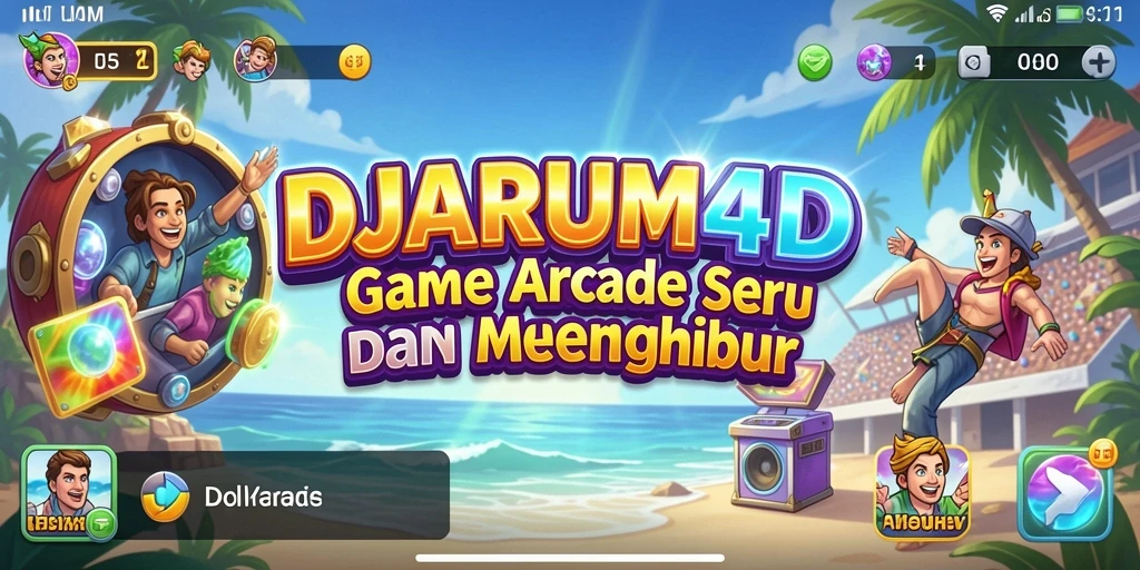 Tampilan gameplay seru DJARUM4D ketika bermain Arcade.