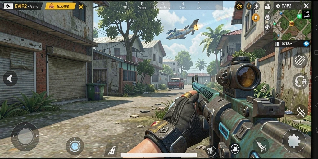 Tampilan gameplay TPS EVIP2 dengan aksi menawan.