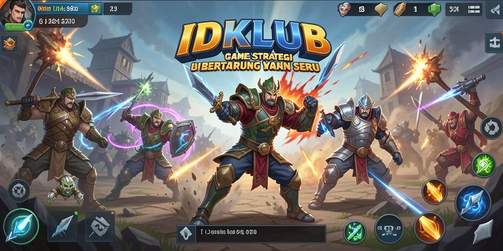 Tampilan gameplay seru di <strong>IDKLUB</strong> yang memperlihatkan strategi pertempuran.