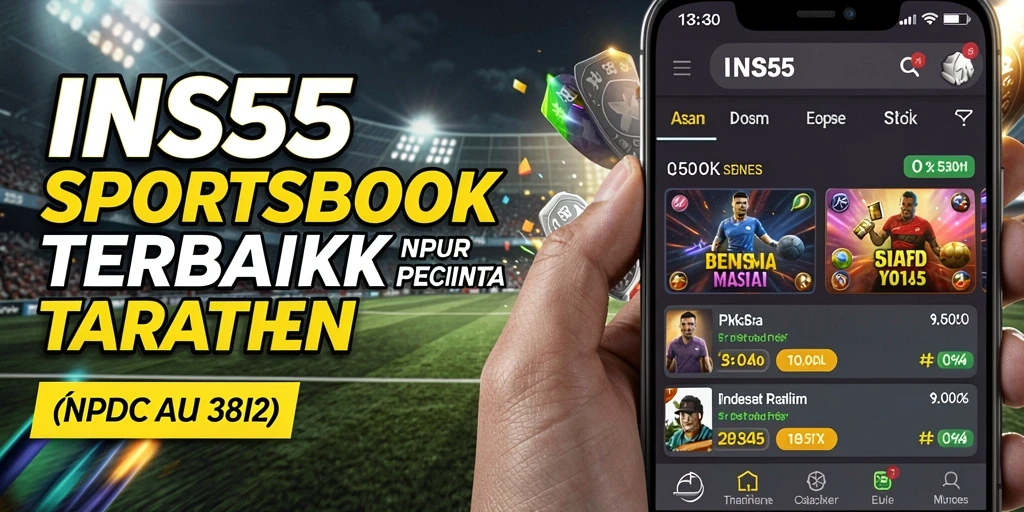 Tampilan menarik dari gameplay taruhan olahraga di INS55.