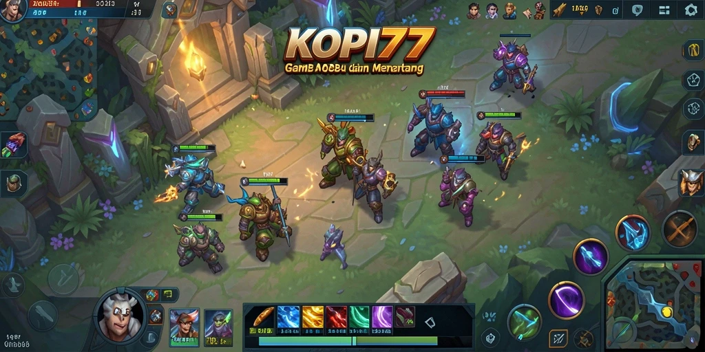 Tampilan gameplay seru dan dinamis di KOPI77.