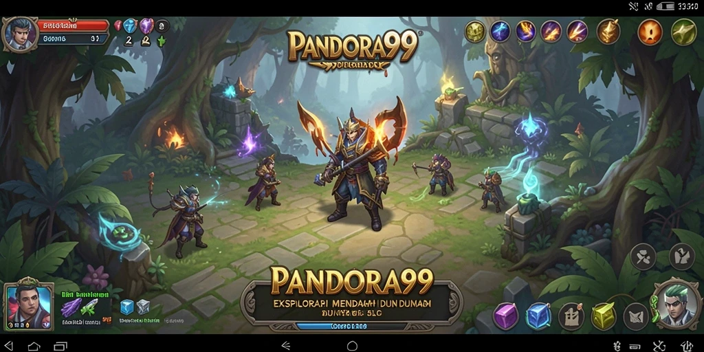 Menampilkan gameplay menarik PANDORA99 dalam aksi SLG.