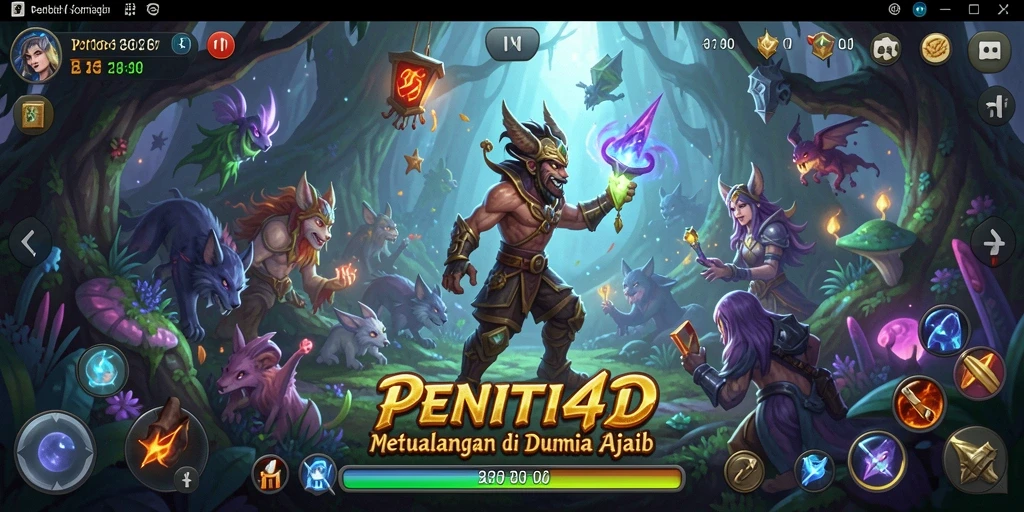 Tangkapan layar gameplay PENITI4D yang menampilkan aksi petualangan yang mendebarkan.