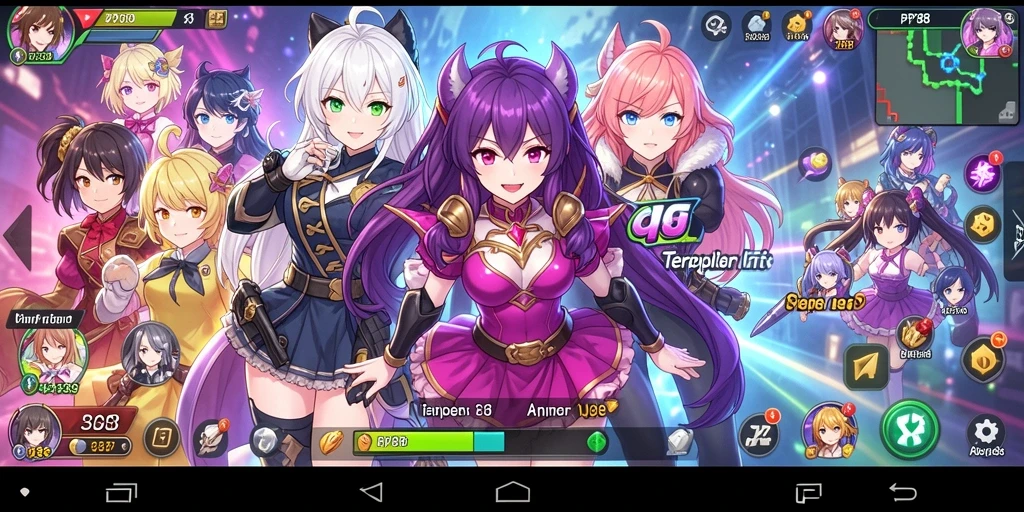 Tampilan gameplay PPV88 yang menakjubkan dengan karakter anime.
