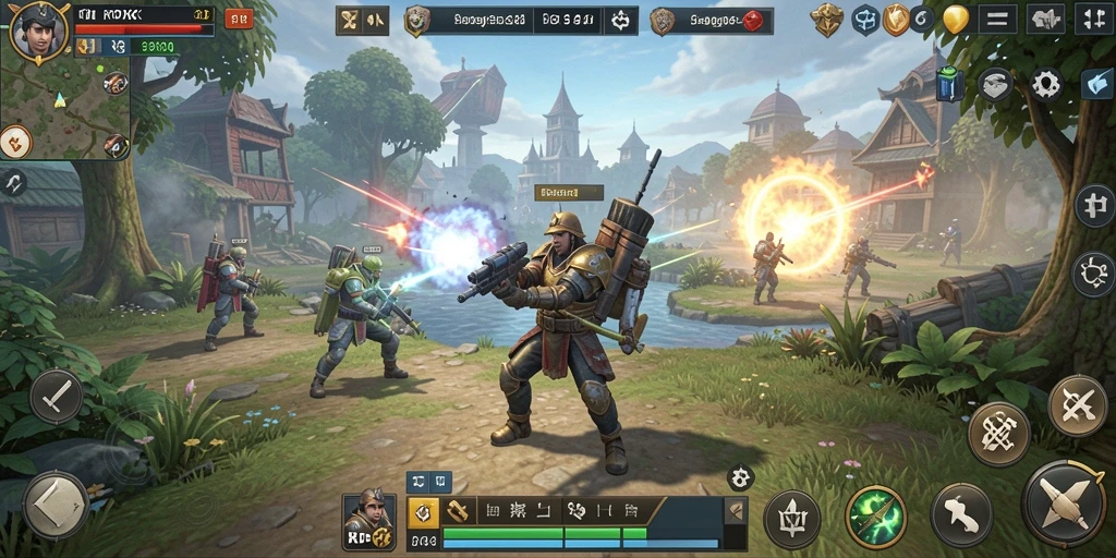 Gameplay seru RPOK dengan elemen strategi yang menarik.
