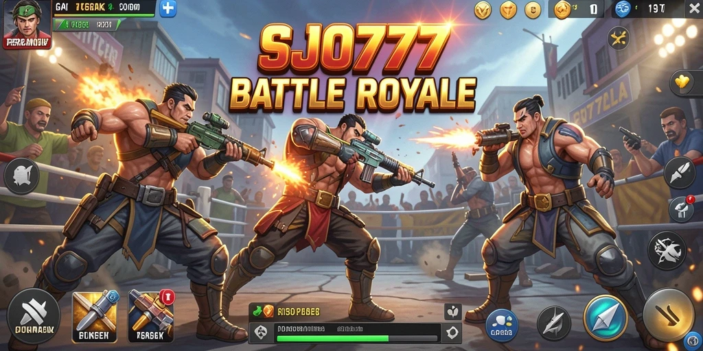 Gameplay Battle Royale yang mendebarkan di SJO777.