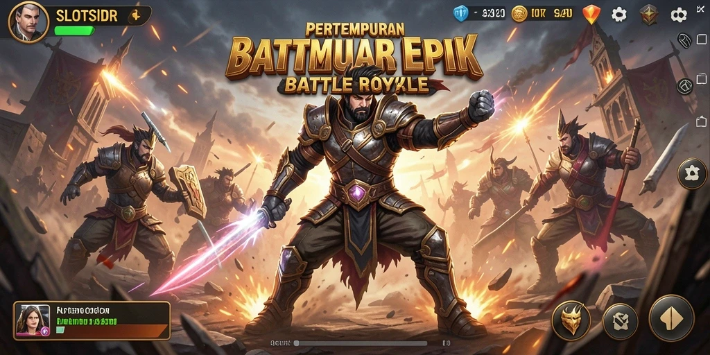 Gameplay intens di arena pertempuran SLOTSIDR dengan aksi seru.