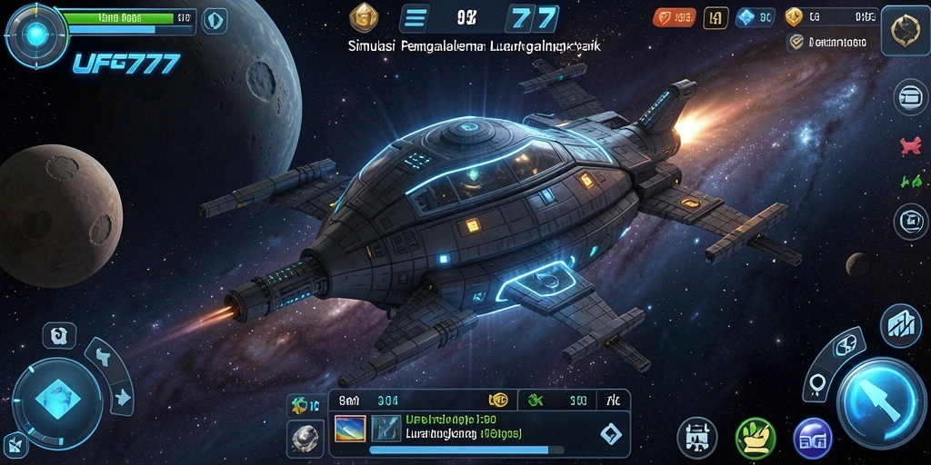 Tampilan screenshot <strong>UFO777</strong> menampilkan petualangan luar angkasa yang menakjubkan.