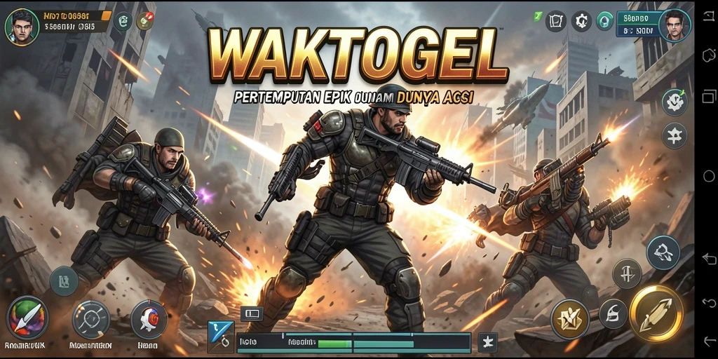 Tampilan menegangkan dari gameplay WAKTOGEL yang seru.