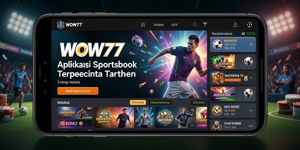Tampilan gameplay Sportsbook yang menarik dan dinamis.